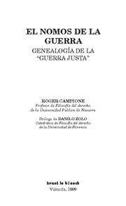 NOMOS DE LA GUERRA, EL | 9788498764901 | CAMPIONE, ROGER