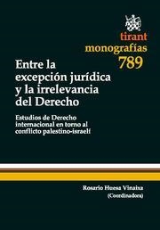 ENTRE LA EXCEPCIÓN JURÍDICA Y LA IRRELEVANCIA DEL DERECHO | 9788490047378 | HUESA VINAIXA, ROSARIO