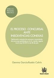 PROCESO CONCURSAL ANTE INSOLVENCIAS CONEXAS, EL | 9788490867396 | GARCÍA ROSTÁN CALVIN, GEMMA