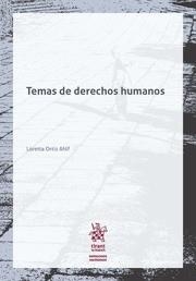 TEMAS DE DERECHOS HUMANOS | 9788491694496 | ORTÍZ AHLF, LORETTA