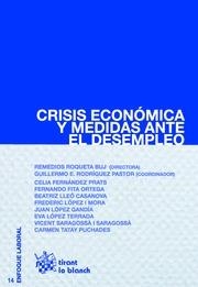 CRISIS ECONÓMICA Y MEDIDAS ANTE EL DESEMPLEO | 9788490860540 | ROQUETA BUJ, REMEDIOS