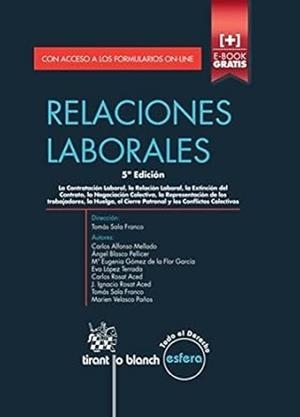 RELACIONES LABORALES | 9788490538678 | SALA FRANCO, TOMÁS