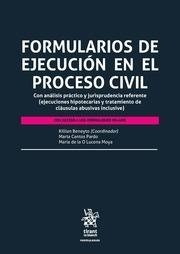FORMULARIOS DE EJECUCCIÓN EN EL PROCESO CIVIL | 9788491908074 | CANTOS PARDO, MARTA