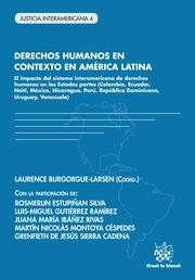 DERECHOS HUMANOS EN CONTEXTO EN AMÉRICA LATINA EL IMPACTO DEL SISTEMA INTERAMERICANO DE DERECHOS HUMANOS EN LOS ESTADOS PARTES | 9788490867754 | ESTUPIÑAN SILVA, ROSMERLIN
