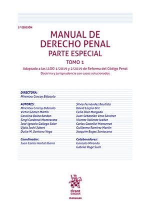 MANUAL DE DERECHO PENAL | 9788413361864 | CORCOY BIDASOLO, MIRENTXU