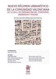 NUEVO RÉGIMEN URBANÍSTICO DE LA COMUNIDAD VALENCIANA LEY 5/2014 DE ORDENACIÓN DEL TERRITORIO, URBANISMO Y PAISAJE | 9788491197461 | TABERNER PASTOR, FRANCISCO