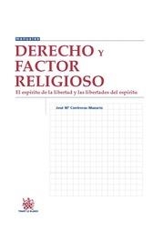 DERECHO Y FACTOR RELIGIOSO | 9788490868515 | CONTRERAS MAZARÍO, JOSÉ MARÍA