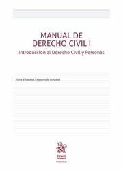 MANUAL DE DERECHO CIVIL I INTRODUCCIÓN AL DERECHO CIVIL Y PERSONAS | 9788491690795 | VILLALOBOS CHAPARRO DE GONZÁLEZ, ELVIRA