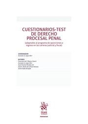 CUESTIONARIOS-TEST DE DERECHO PROCESAL PENAL | 9788491691655 | BLASCO GASCÓ, FRANCISCO DE PAULA