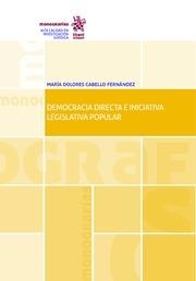 DEMOCRACIA DIRECTA E INICIATIVA LEGISLATIVA POPULAR | 9788491690009 | CABELLO FERNÁNDEZ, MARÍA DOLORES