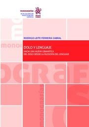 DOLO Y LENGUAJE | 9788491439394 | FERREIRA CABRAL, RODRIGO LEITE