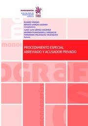 PROCEDIMIENTO ESPECIAL ABREVIADO Y ACUSADOR PRIVADO | 9788491905417 | PLANCHADELL GARGALLO, ANDREA