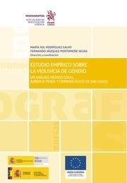 ESTUDIO EMPÍRICO SOBRE LA VIOLENCIA DE GÉNERO | 9788491690993 | RODRÍGUEZ CALVO, MARÍA SOL