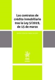 CONTRATOS DE CRÉDITO INMOBILIARIO TRAS LA LEY 5/2019, DE 15 DE MARZO, LOS | 9788413136974 | SÁENZ DE JUBERA HIGUERO, BEATRIZ