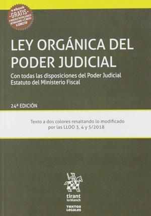 LEY ORGÁNICA DEL PODER JUDICIAL 24ª EDICIÓN | 9788413361499 | MONTERO AROCA, JUAN / FLORS MATÍES, JOSÉ