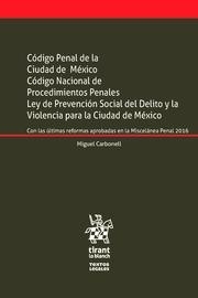 CÓDIGO PENAL DE LA CIUDAD DE MÉXICO. CÓDIGO NACIONAL DE PROCEDIMIENTOS PENALES | 9788491198925 | CARBONELL SÁNCHEZ , MIGUEL