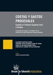 COSTAS Y GASTOS PROCESALES | 9788490860625 | MARTÍNEZ GARCÍA, ALEJANDRO