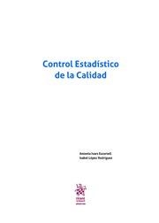 CONTROL ESTADÍSTICO DE LA CALIDAD | 9788491433750 | IVARS ESCORTELL, ANTONIA
