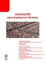 LEGISLACIÓN PARA ARQUITECTOS TÉCNICOS | 9788491908364 | ROMERO ALOY, MARÍA JESÚS