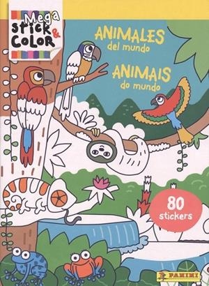 MEGA STICK & COLOR ANIMALES DEL MUNDO | 9788427871700