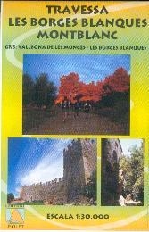 TRAVESSA LES BORGES BLANQUES - MONTBLANC 1:30.000 | 9788493741426