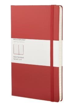 LLIBRETA MOLESKINE CLASICA TAPA DURA ROJA LARGE RAYADA | 9788862930048