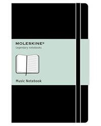 CUADERNO MOLESKINE DE MUSICA NEGRO LARGE | 9788862933100