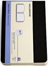 ALBUM DE BOCETOS MOLESKINE NEGRO POCKET | 9788867323357