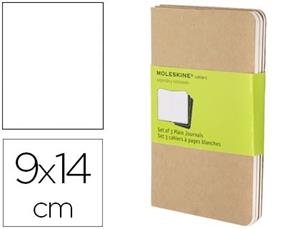 LLIBRETES MOLESKINE CAHIER MARRON KRAFT POCKET LISAS (SET DE 3) | 9788883704949