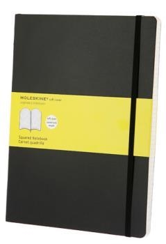 LLIBRETA MOLESKINE CLASICA TAPA BLANDA NEGRA XL CUADRICULADA | 9788883707247