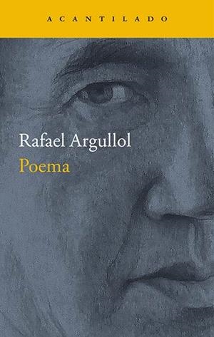 POEMA | 9788416748358 | ARGULLOL, RAFAEL