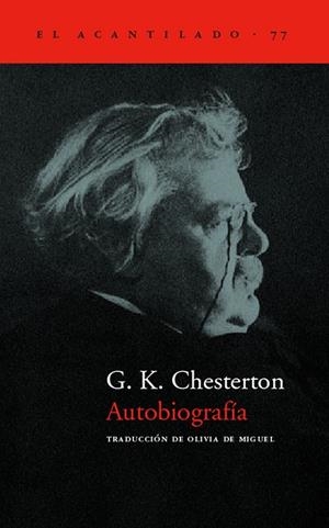 AUTOBIOGRAFIA | 9788496136250 | CHESTERTON, G. K.