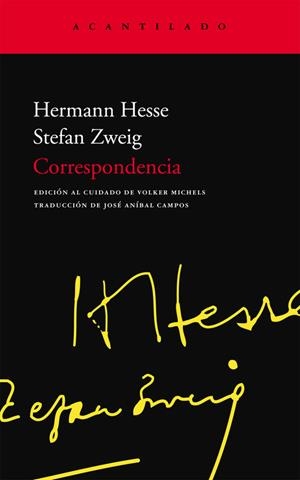 CORRESPONDENCIA HESSE-ZWEIG | 9788496834958 | HESSE, HERMAN