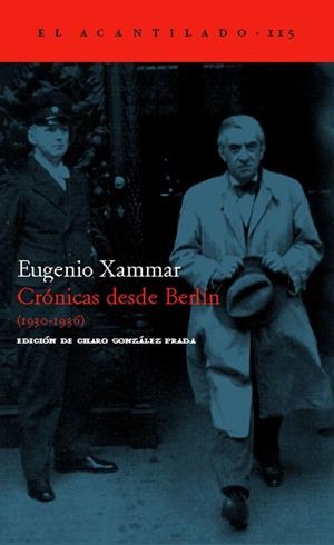 CRONICAS DESDE BERLIN | 9788496489172 | XAMMAR, EUGENIO