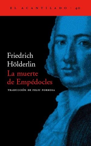 MUERTE DE EMPEDOCLES | 9788495359322 | HOLDERLIN, FRIEDRICH