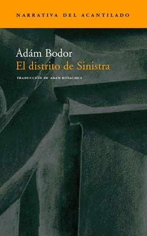 DISTRITO DE SINISTRA | 9788496136106 | BODOR, ADAM