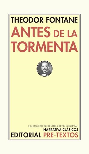 ANTES DE LA TORMENTA | 9788416906475 | FONTANE, THEODOR
