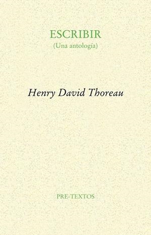 ESCRIBIR | 9788481918489 | THOREAU, HENRY DAVID