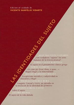 IDENTIDADES DEL SUJETO, LAS | 9788481911589 | VARIOS AUTORES