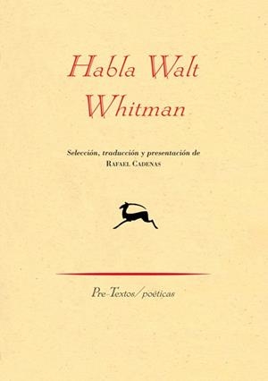 HABLA | 9788481918625 | WHITMAN, WALT