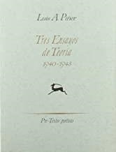 TRES ENSAYOS DE TEORÍA | 9788487101588 | PIÑER, LUIS Á.