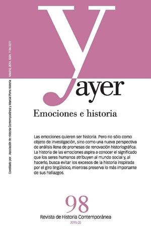 EMOCIONES E HISTORIA | 9788415963691 | DÍAZ FREIRE, JOSÉ JAVIER