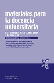MATERIALES PARA LA DOCENCIA UNIVERSITARIA | 9788480637442 | PARCERISA ARAN, ARTUR / ALSINA MASMITJÀ, JOSEP / COMALAT NAVARRA, MAITE