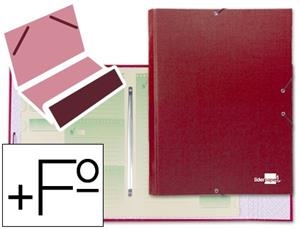 CARPETA SEPARADORS LIDERPAPEL VERMELL  | 8423473240841