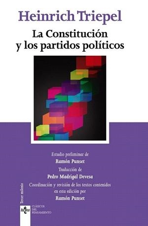 CONSTITUCIÓN Y LOS PARTIDOS POLÍTICOS, LA | 9788430965502 | TRIEPEL, HEINRICH