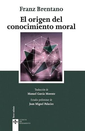 ORIGEN DEL CONOCIMIENTO MORAL, EL | 9788430957996 | BRENTANO, FRANZ