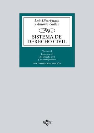 SISTEMA DE DERECHO CIVIL | 9788430968763 | DÍEZ-PICAZO, LUIS / GULLÓN, ANTONIO