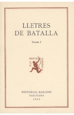 LLETRES DE BATALLA 01 | 9788472261884 | DIVERSOS AUTORS