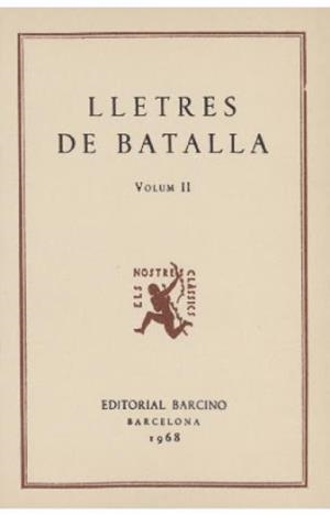 LLETRES DE BATALLA 02 | 9788472261860 | DIVERSOS AUTORS