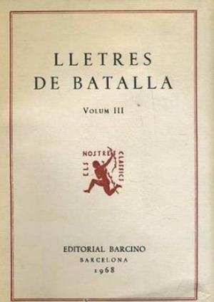 LLETRES DE BATALLA 03 | 9788472261877 | DIVERSOS AUTORS
